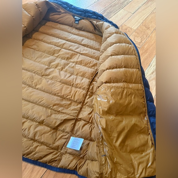 Eddie Bauer EB650 Puffer Jacket Men’s Size Small Navy Down Full Zip Lightweight - Picture 9 of 16